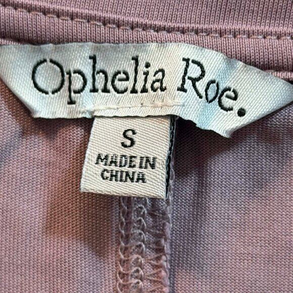 THREE Ophelia Roe Dolman Style 3/4 sleeve tops, SIZE SMALL, 1 black & 2 purple - Picture 11 of 13